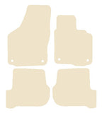 Volkswagen VW  Golf Mk5 R32 2005-2009 Beige Luxury Velour Tailored Car Mats NV HITECH
