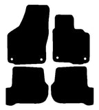 Volkswagen VW  Golf Mk5 R32 2005-2009 Black Luxury Velour Tailored Car Mats NV HITECH