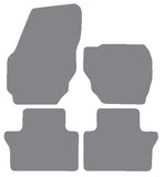 Volvo S80 Automatic 2006-2016 Grey Premium Carpet Tailored Car Mats NV HITECH