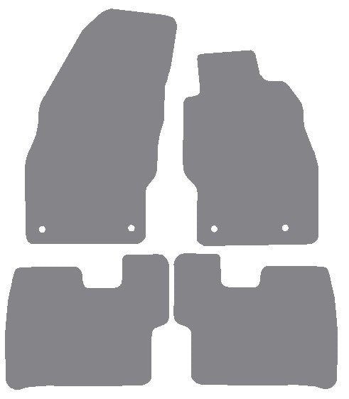 Vauxhall Corsa 2006-2014 Grey Premium Carpet Tailored Car Mats NV HITECH