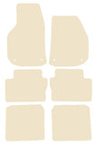 Vauxhall Zafira B 2005-2014 Beige Luxury Velour Tailored Car Mats NV HITECH