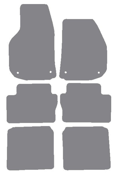 Vauxhall Zafira B 2005-2014 Grey Premium Carpet Tailored Car Mats NV HITECH