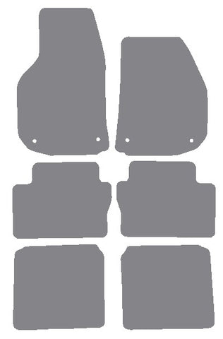 Vauxhall Zafira B 2005-2014 Grey Premium Carpet Tailored Car Mats NV HITECH