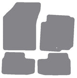 Vauxhall Agila 2007-2014 Grey Premium Carpet Tailored Car Mats NV HITECH