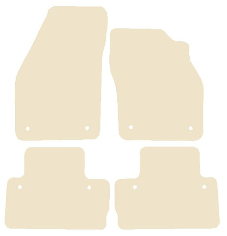 Volvo C30 Manual 2007-2013 Beige Luxury Velour Tailored Car Mats NV HITECH