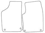 Vauxhall Combo C 2001-2011 Tailored VS Rubber Car Mats