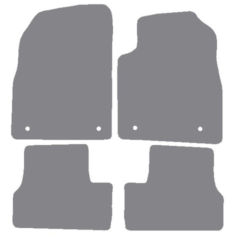 Vauxhall Astra Mk6 2009-2015 Grey Premium Carpet Tailored Car Mats NV HITECH