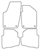 VW Fox 2006-2012 Tailored VS Rubber Car Mats