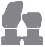 Volvo S60 Automatic 2010-2018 Grey Premium Carpet Tailored Car Mats NV HITECH