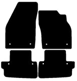 Volvo C70 Manual 2006-2013 Black Premium Carpet Tailored Car Mats NV HITECH