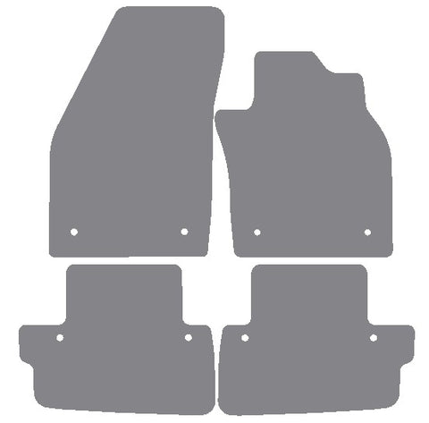 Volvo C70 Automatic 2006-2013 Grey Premium Carpet Tailored Car Mats NV HITECH