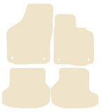 Volkswagen VW  Golf Mk6 Cabriolet 2011 onwards Beige Luxury Velour Tailored Car Mats NV HITECH