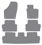 VW Sharan 2010 onwards Grey Premium Carpet Tailored Car Mats NV HITECH
