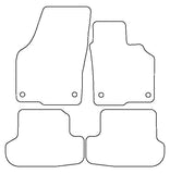 VW Beetle 2011-2019 Tailored VS Rubber Car Mats