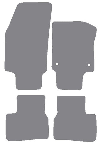 VW UP 2011 onwards Grey Premium Carpet Tailored Car Mats NV HITECH