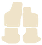 VW Eos 2006-2015 Beige Luxury Velour Tailored Car Mats NV HITECH