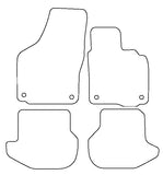 VW Eos 2006-2015 Tailored VS Rubber Car Mats