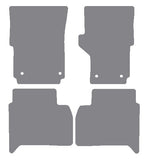 VW Amarok 2011 onwards Grey Premium Carpet Tailored Car Mats NV HITECH