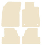 Vauxhall Mokka 2012-2020 Beige Luxury Velour Tailored Car Mats NV HITECH