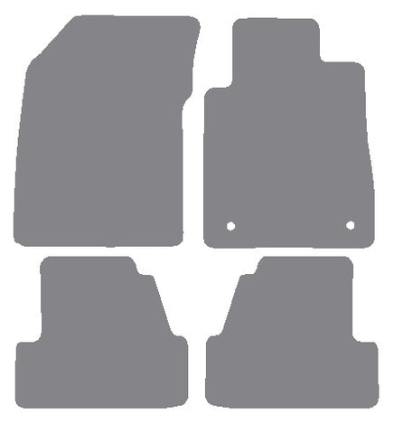 Vauxhall Mokka 2012-2020 Grey Premium Carpet Tailored Car Mats NV HITECH