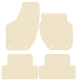 Volvo V40 2012 onwards Beige Luxury Velour Tailored Car Mats NV HITECH