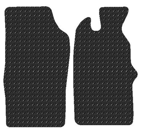 Vauxhall Movano 2 Piece 1997-2010 Chequered Rubber Tailored Van Mats HITECH