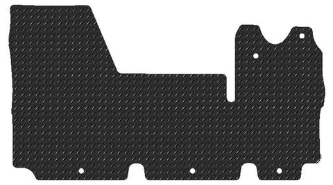 Vauxhall Movano 1 Piece 1997-2010 Chequered Rubber Tailored Van Mats HITECH