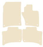 VW Touareg (2nd Gen) 2010-2018 Beige Luxury Velour Tailored Car Mats NV HITECH