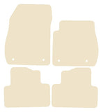 Vauxhall Zafira C Tourer 2011 onwards Beige Luxury Velour Tailored Car Mats NV HITECH