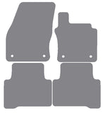 VW Touran 2015 onwards Grey Premium Carpet Tailored Car Mats NV HITECH