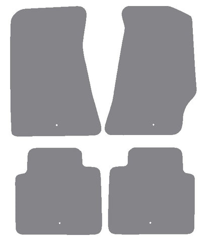 Vauxhall Monaro VXR 2004-2007 Grey Premium Carpet Tailored Car Mats NV HITECH