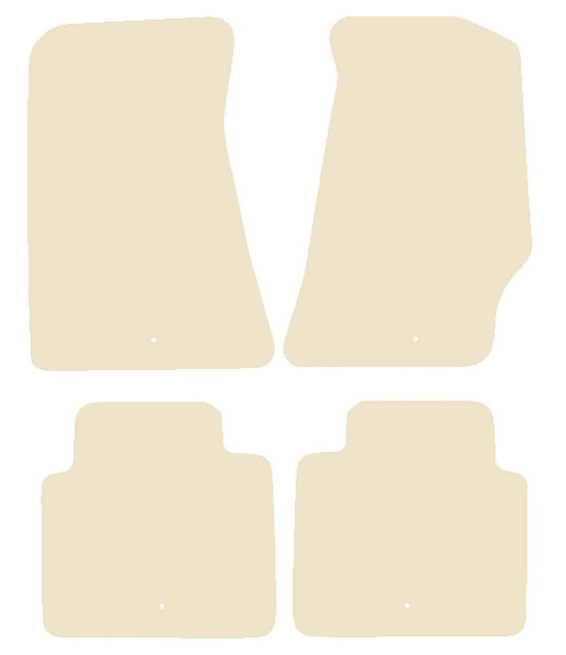 Vauxhall Monaro VXR 2004-2007 Beige Luxury Velour Tailored Car Mats NV HITECH