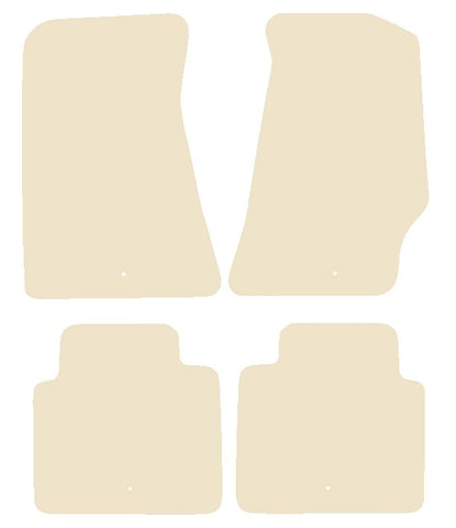 Vauxhall Monaro VXR 2004-2007 Beige Luxury Velour Tailored Car Mats NV HITECH