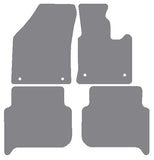 VW Touran (Round Fixings) 2007-2015 Grey Premium Carpet Tailored Car Mats NV HITECH