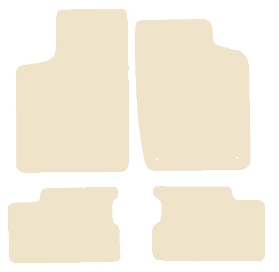Vauxhall Astra Mk2 GTE 1985-1991 Beige Luxury Velour Tailored Car Mats NV HITECH
