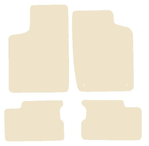 Vauxhall Astra Mk2 GTE 1985-1991 Beige Luxury Velour Tailored Car Mats NV HITECH