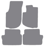 Volvo 940/960 Automatic 1990-1999 Grey Premium Carpet Tailored Car Mats NV HITECH