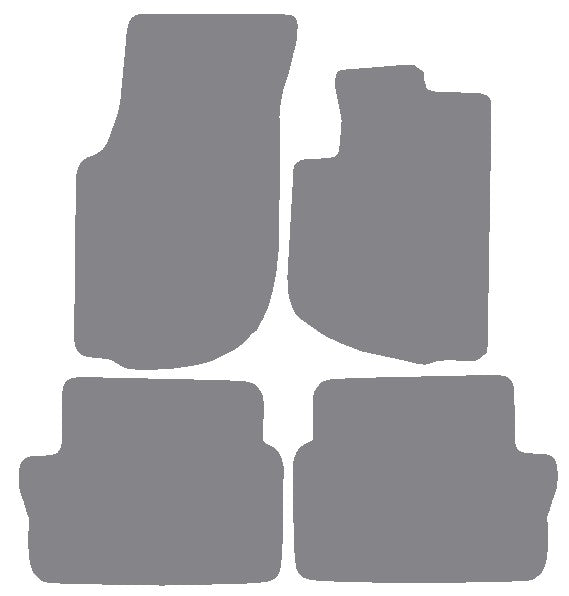 Volvo 940/960 Automatic 1990-1999 Grey Premium Carpet Tailored Car Mats NV HITECH