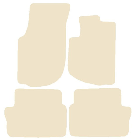 Volvo 940/960 Automatic 1990-1999 Beige Luxury Velour Tailored Car Mats NV HITECH