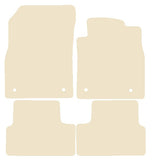 Vauxhall Cascada 2013 onwards Beige Luxury Velour Tailored Car Mats NV HITECH