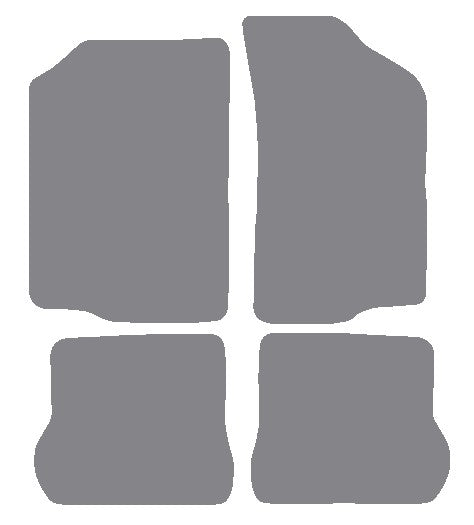 VW Scirocco 1982-1992 Grey Premium Carpet Tailored Car Mats NV HITECH