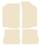 VW Scirocco 1982-1992 Beige Luxury Velour Tailored Car Mats NV HITECH