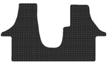 VW Transporter T6 - 1 Pc Fronts 2015-2020 Chequered Rubber Tailored Van Mats HITECH