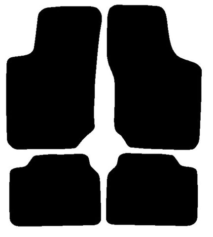 Vauxhall Tigra (Manual) 1994-2003 Black Luxury Velour Tailored Car Mats NV HITECH