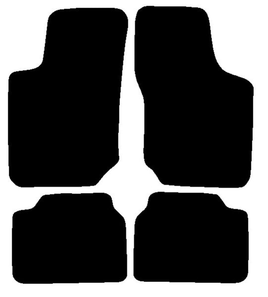 Vauxhall Tigra (Manual) 1994-2003 Black Premium Carpet Tailored Car Mats NV HITECH
