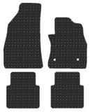 Vauxhall Combo D 2011-2017 Chequered Rubber Tailored Van Mats HITECH