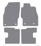 Vauxhall Adam 2013 onwards Grey Luxury Velour Tailored Carpet Car Mats NV HITECH