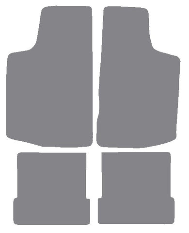 VW Scirocco 1975-1981 Grey Premium Carpet Tailored Car Mats NV HITECH