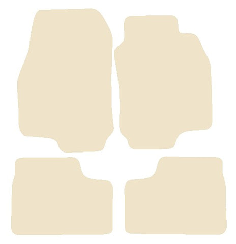 Vauxhall Astra Convertible 2000-2006 Beige Luxury Velour Tailored Car Mats NV HITECH