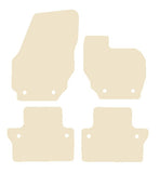 Volvo V70 Manual 2007-2016 Beige Luxury Velour Tailored Car Mats NV HITECH